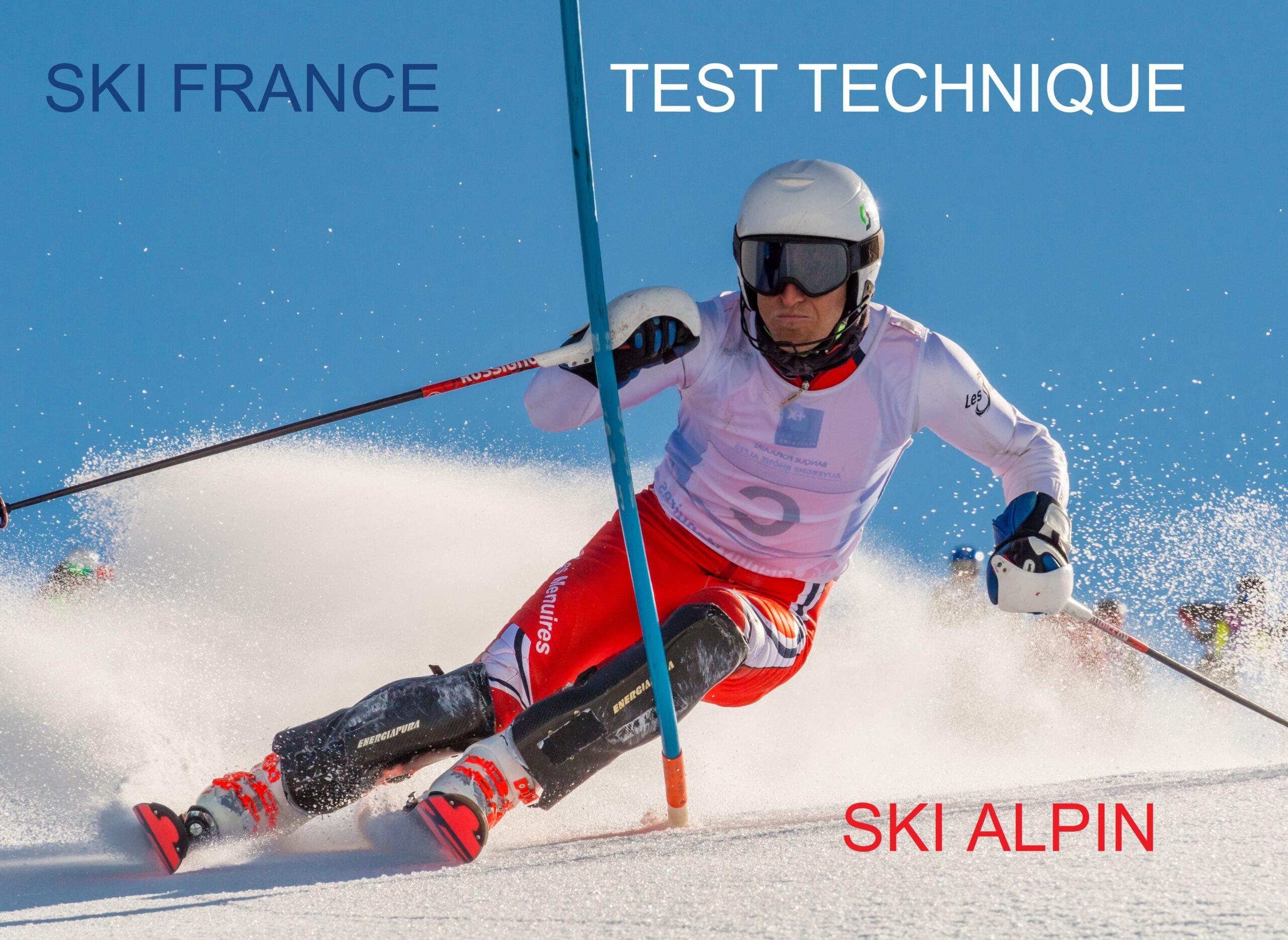 🟣 Ski Alpin : procédure inscription test technique - biqualifdecham